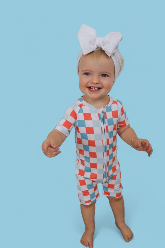 USA CHECKERS DREAM SHORTIE