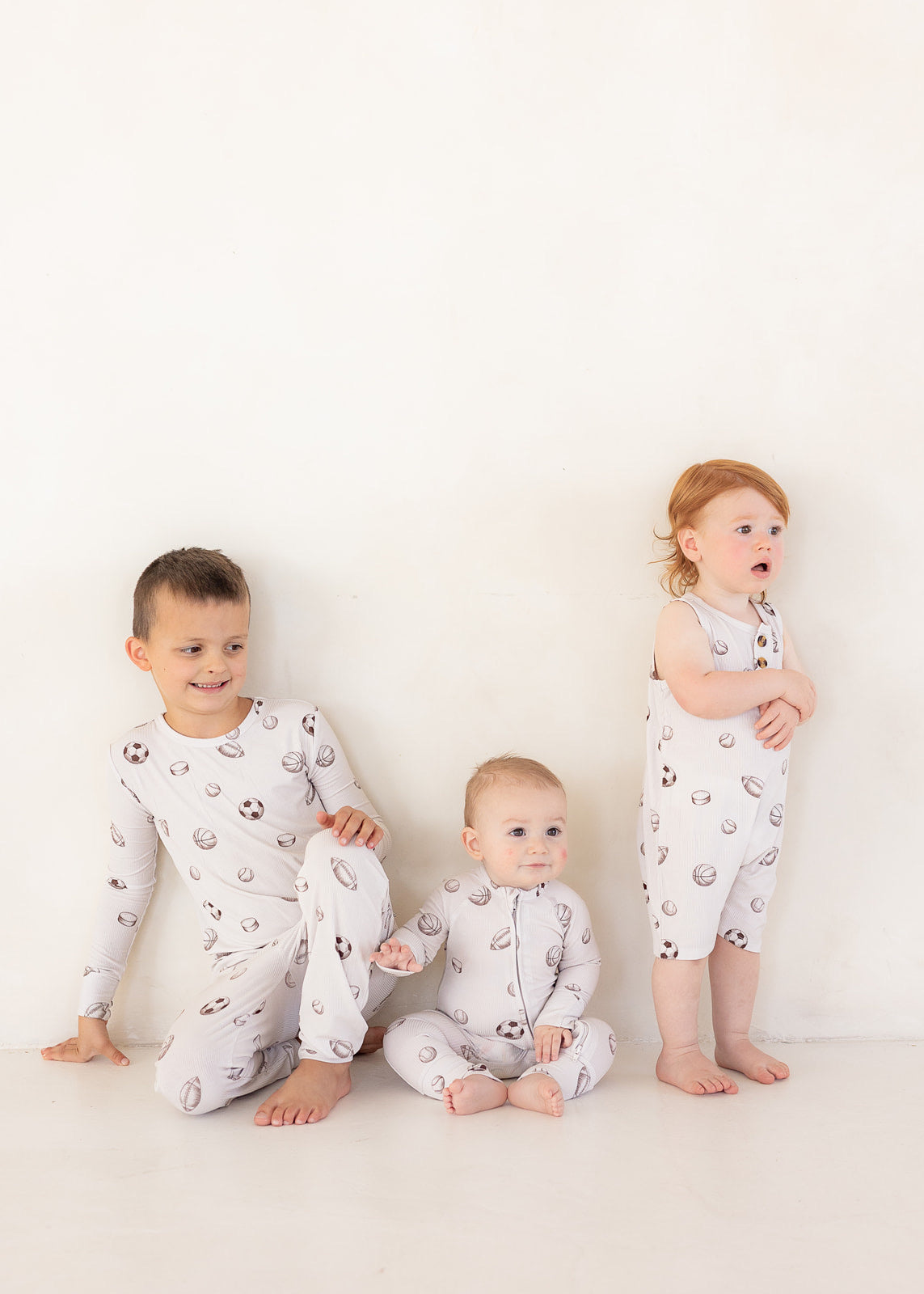 Sports (Ribbed) | Bamboo Two Piece Pajamas