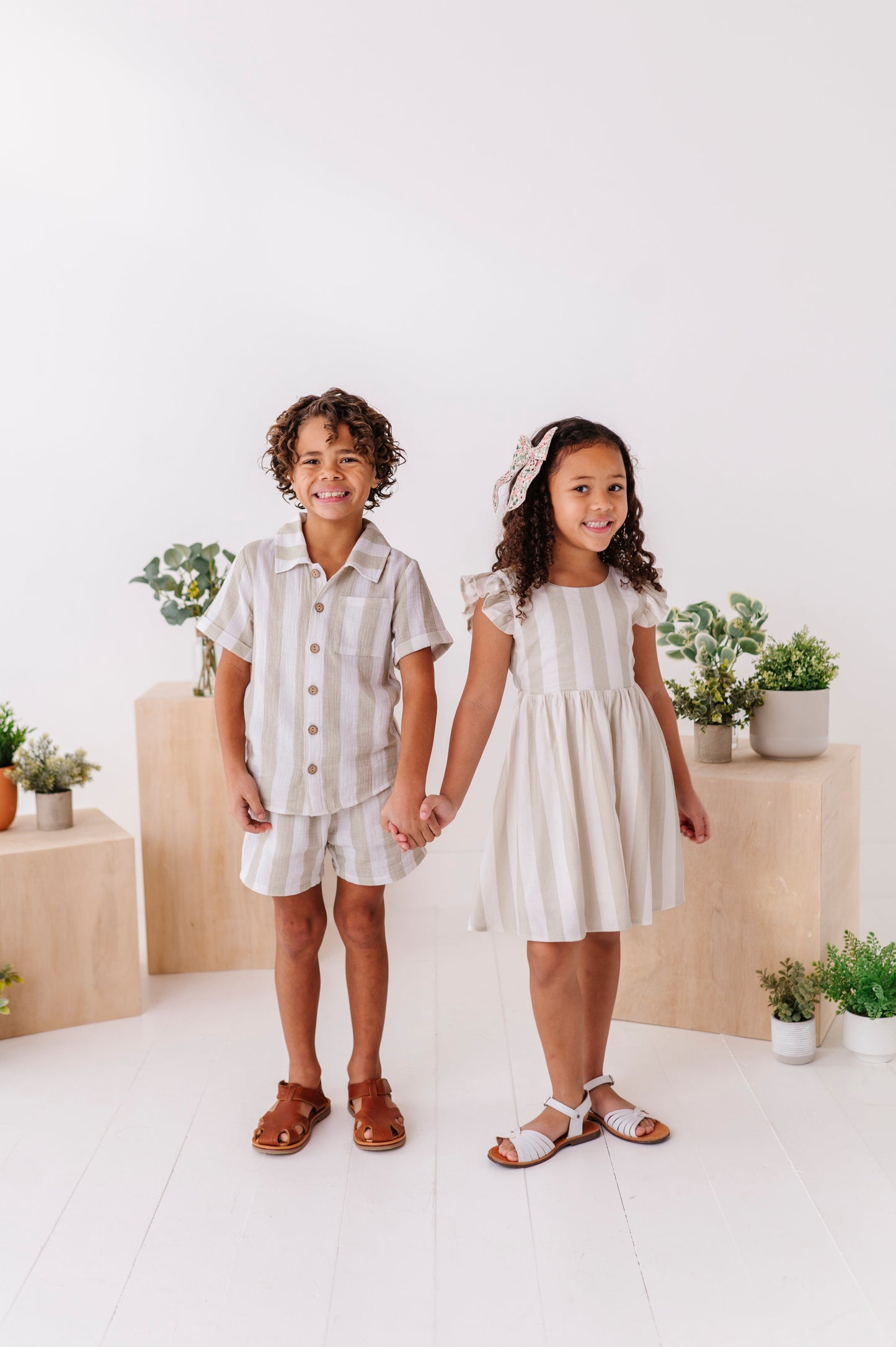 Green Coastal Stripe | Boys Set