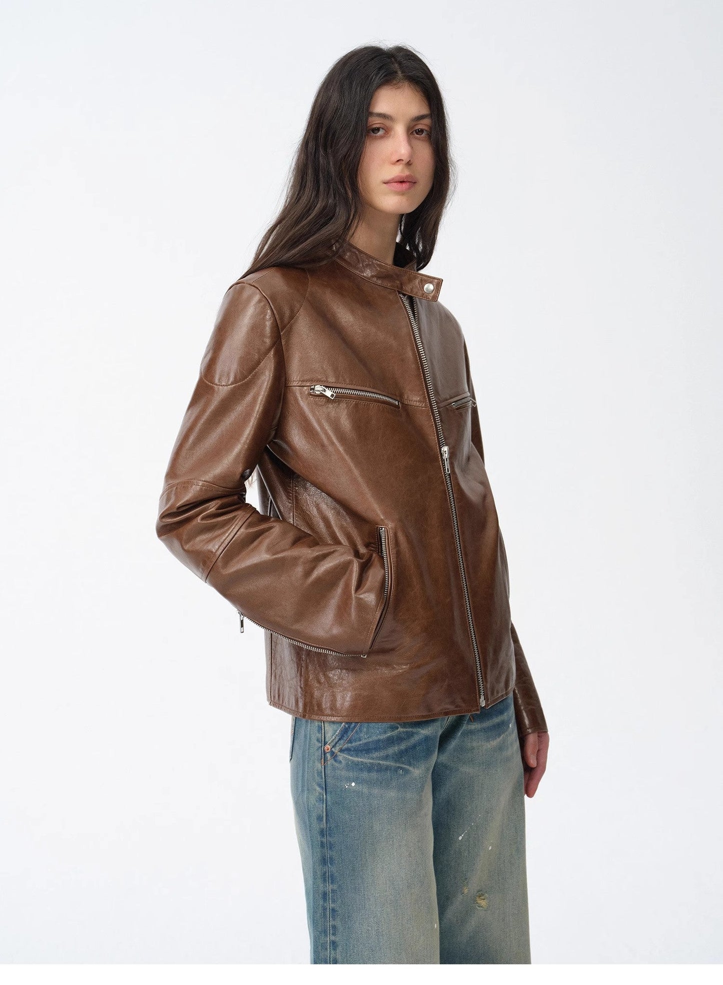 Manhattan Motorcycle Leather Jacket