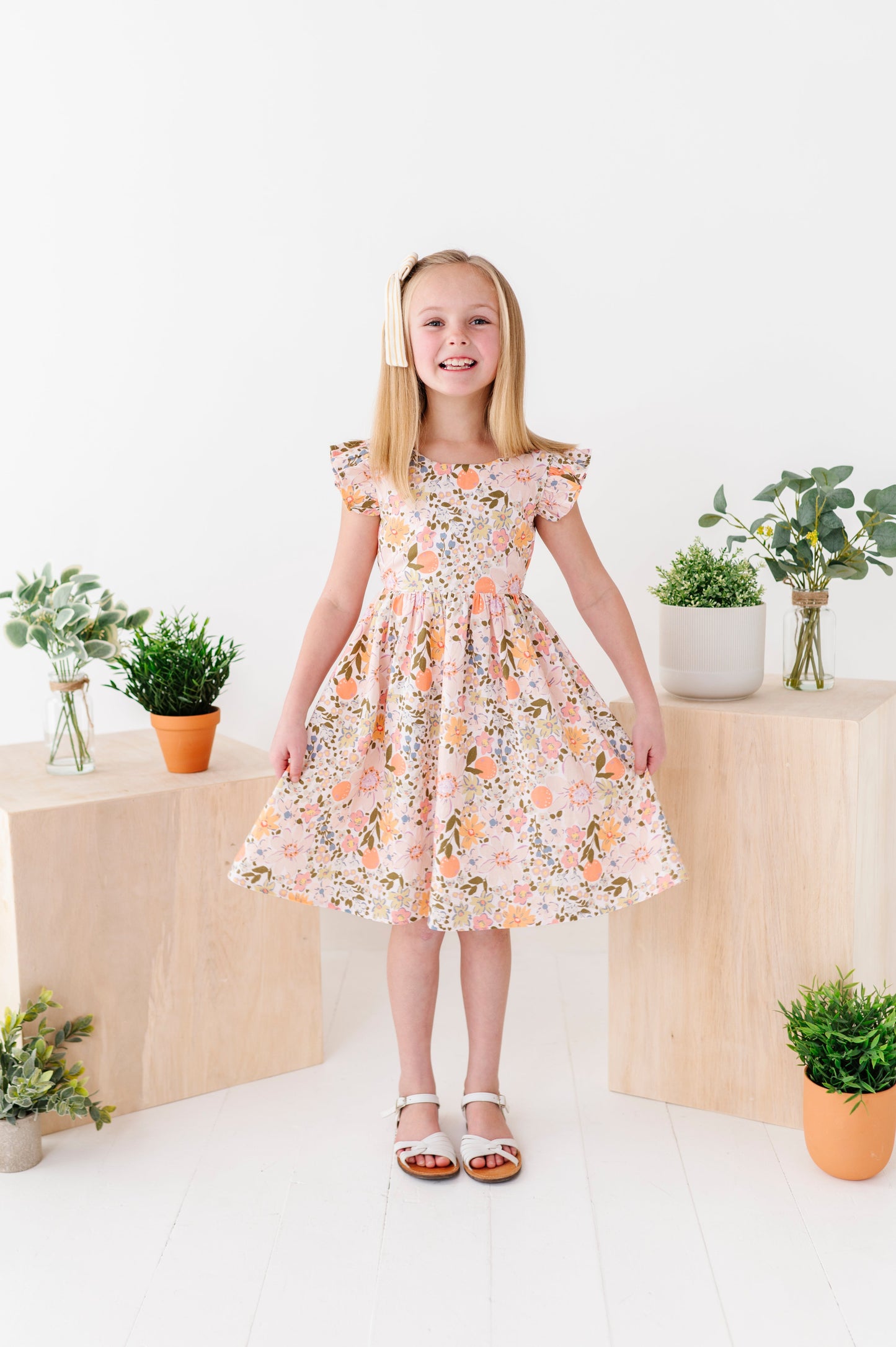 Vintage Blooms | Tie Back DRESS