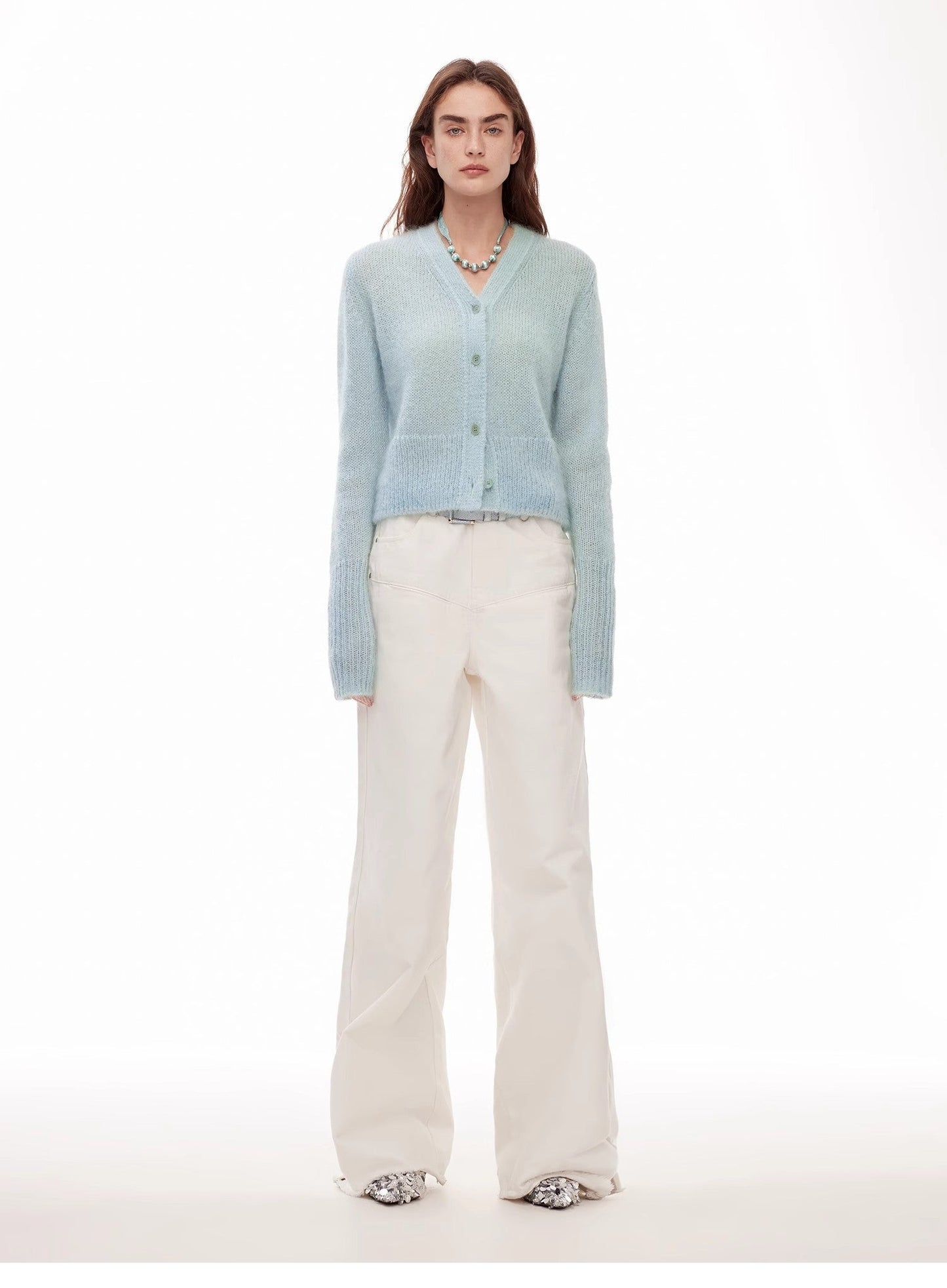 Vintage Style Denim Pants