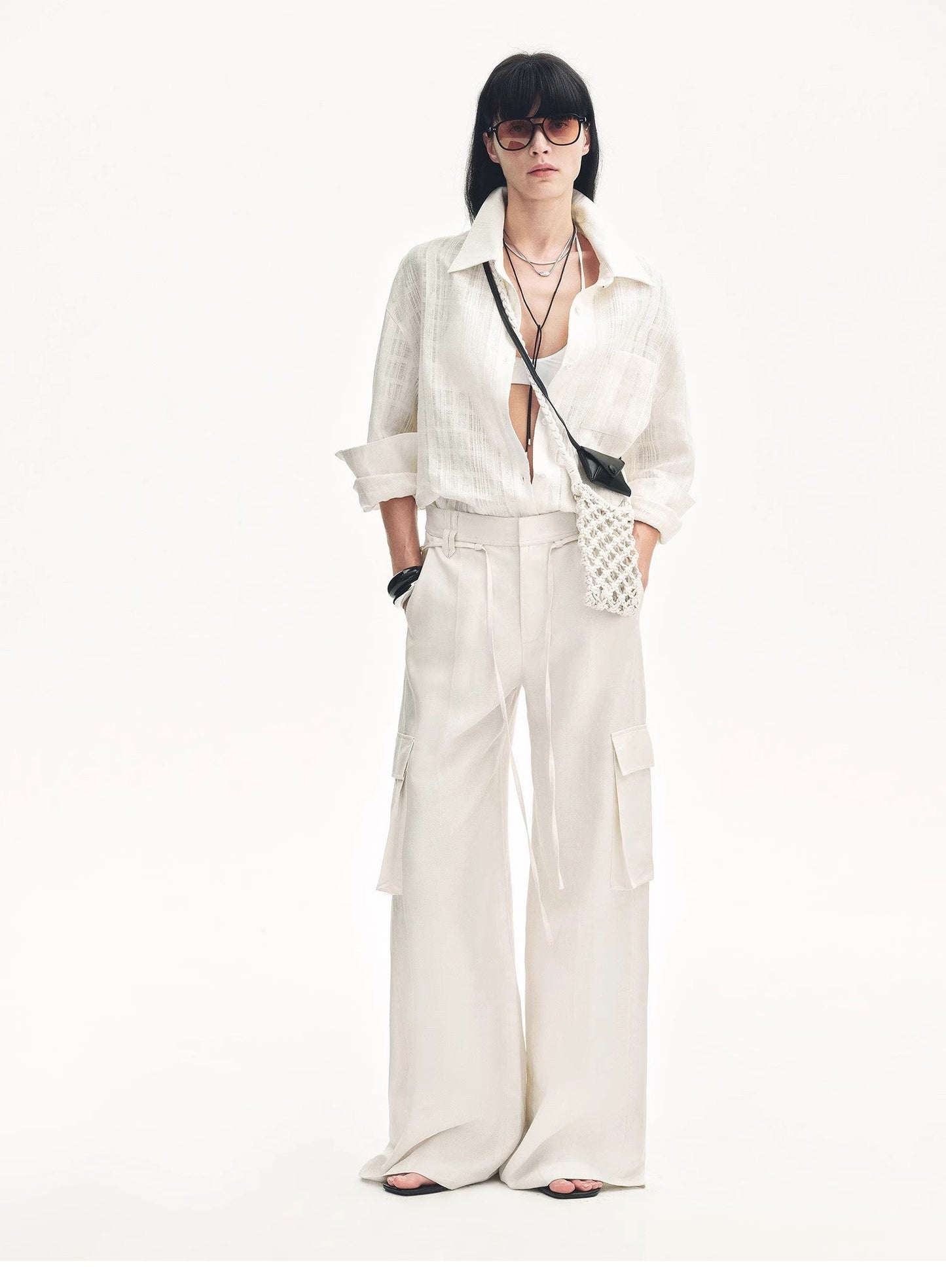 Rhythm in the Same Frequency Tencel Linen Pants