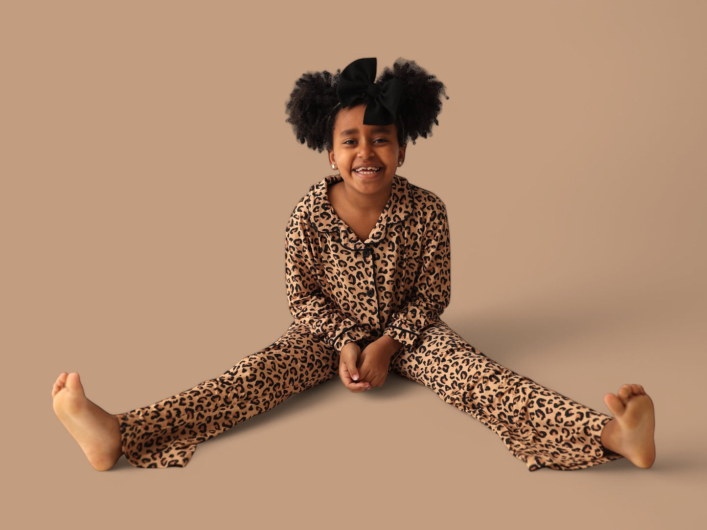 LEOPARD DREAM GIRL'S FLARE SET