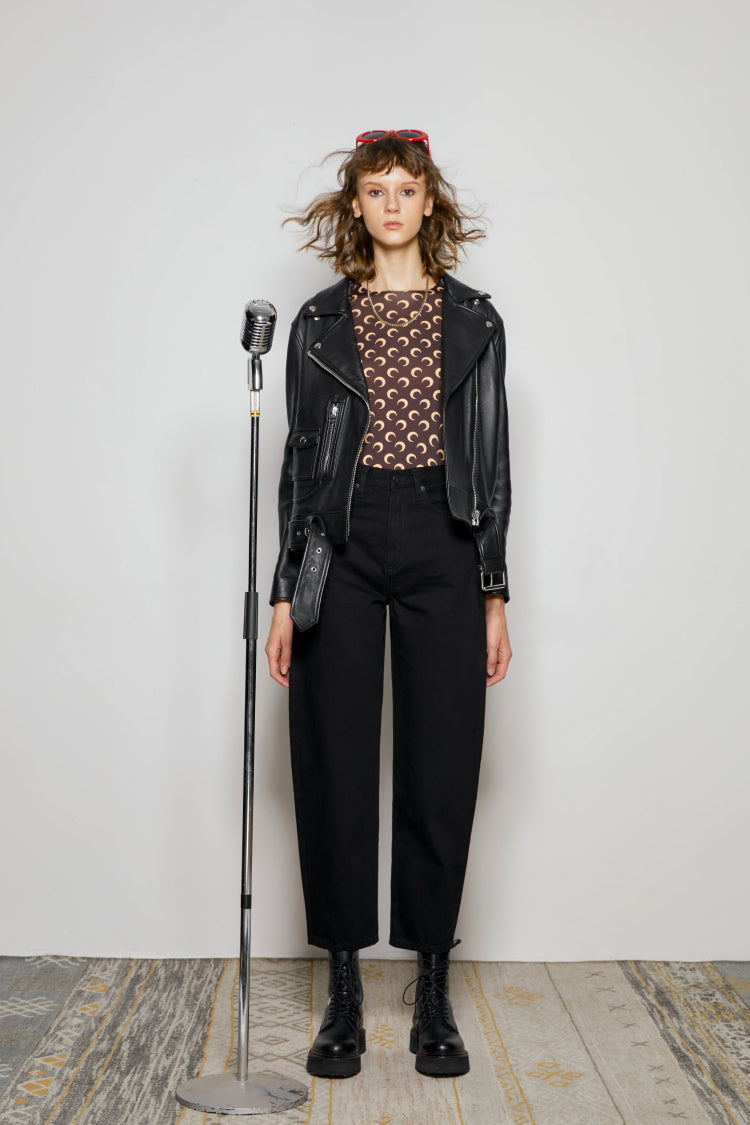 Queens Of Noise High Rise Barrel Jeans [FINAL SALE]