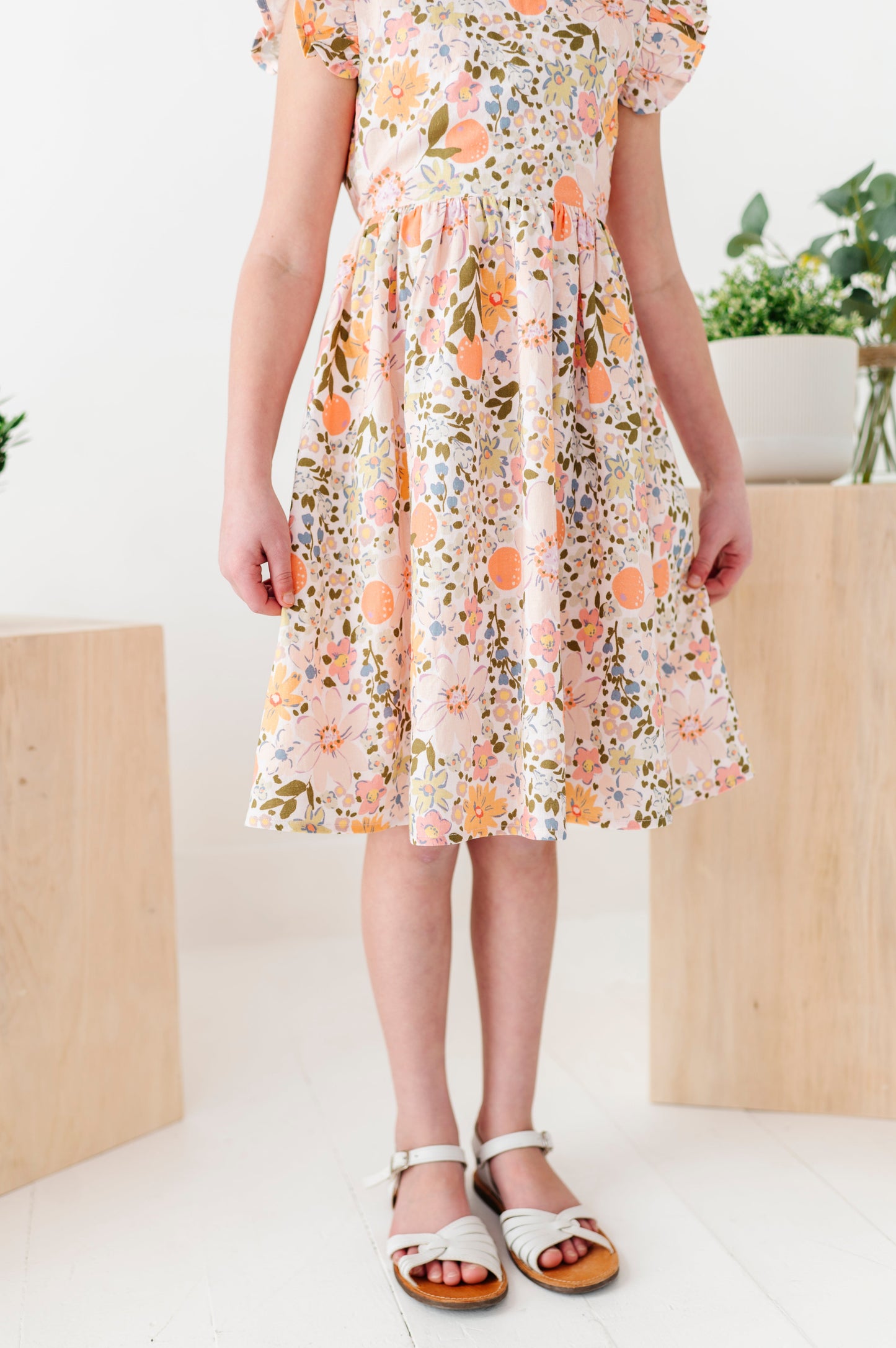 Vintage Blooms | Tie Back DRESS