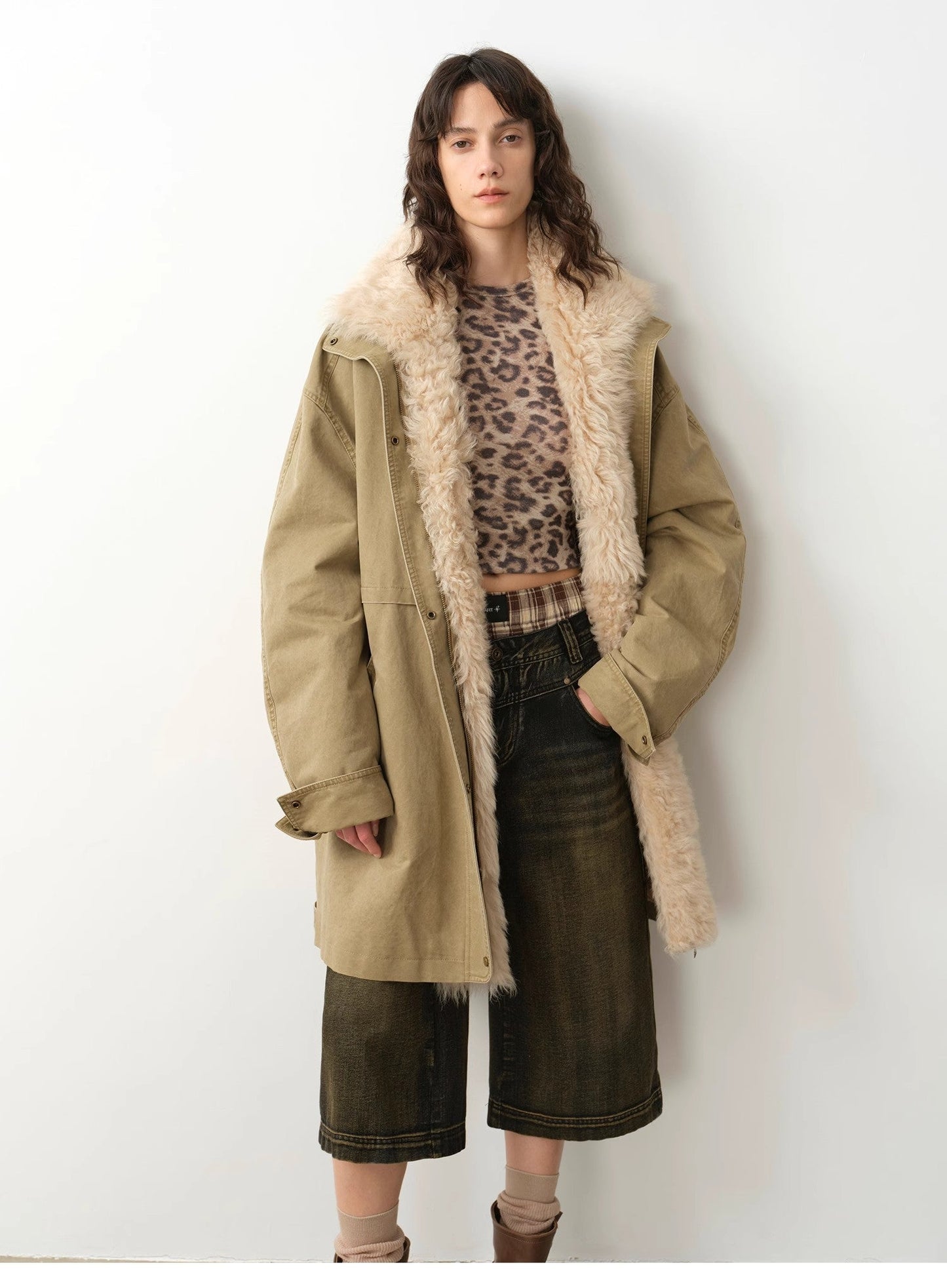 Detachable Goose Down Parka