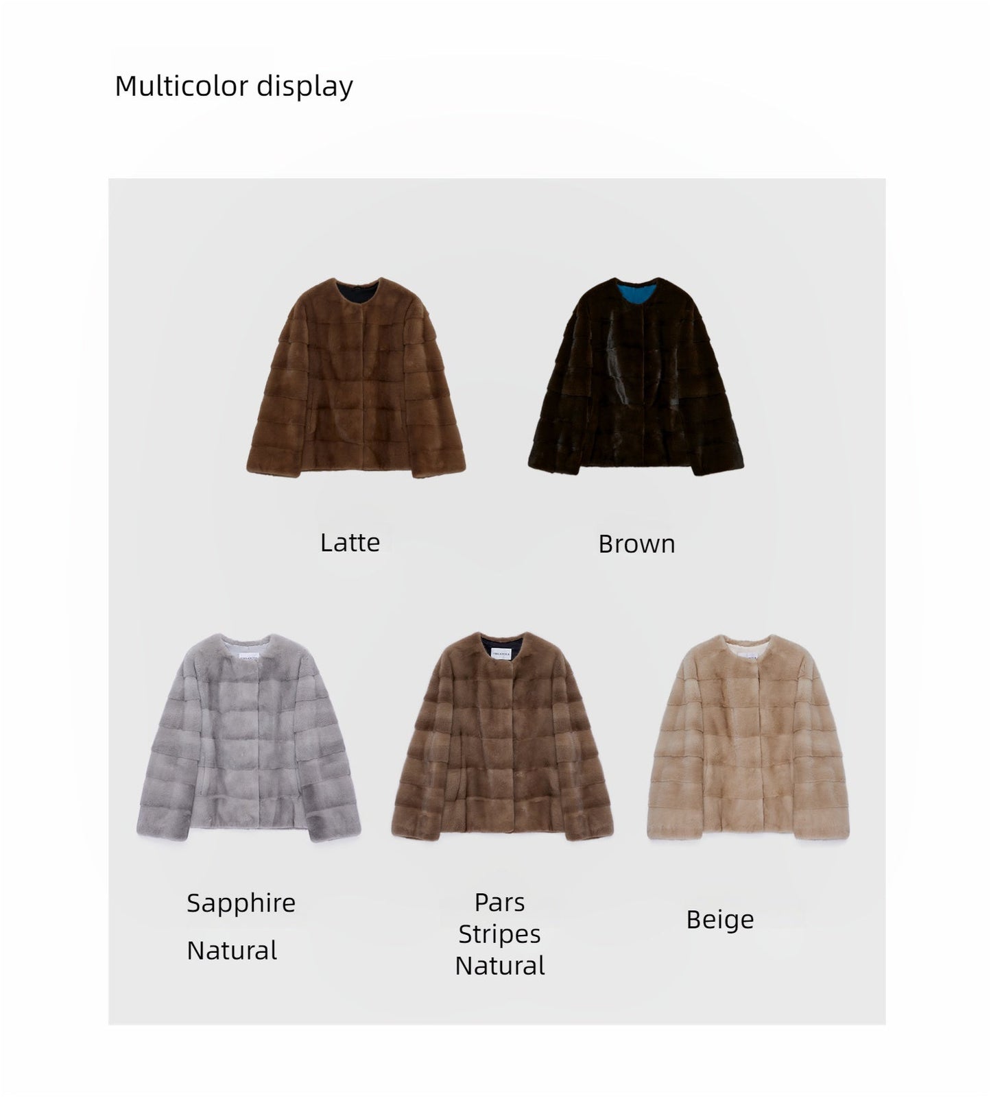 Vintage Clock Velvet Mink Fur Coat Winter