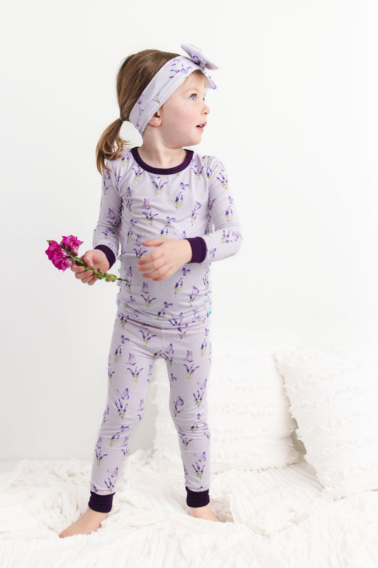 Estella (Lavender Butterfly) Long Sleeve PJ's BDLJ