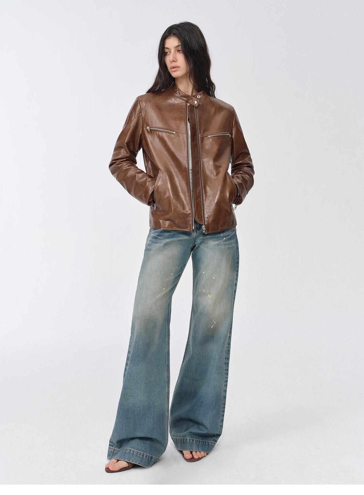 Manhattan Motorcycle Leather Jacket