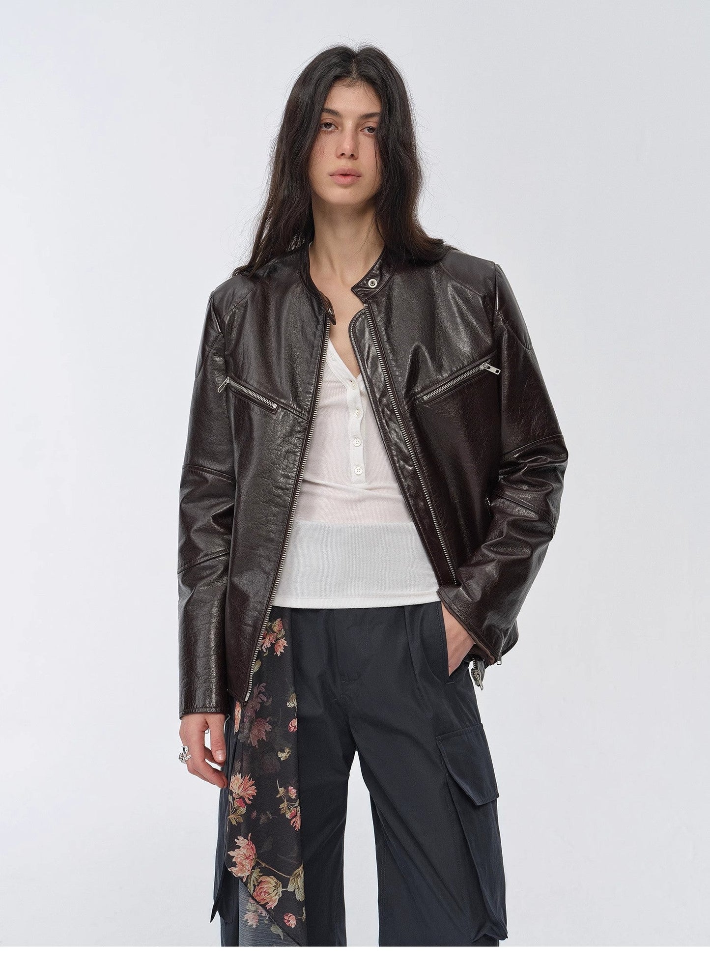 Manhattan Motorcycle Leather Jacket