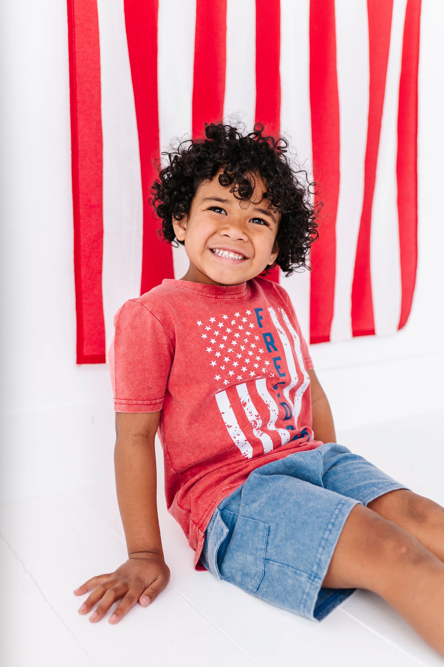 Freedom Flag | Red BOYS Tee