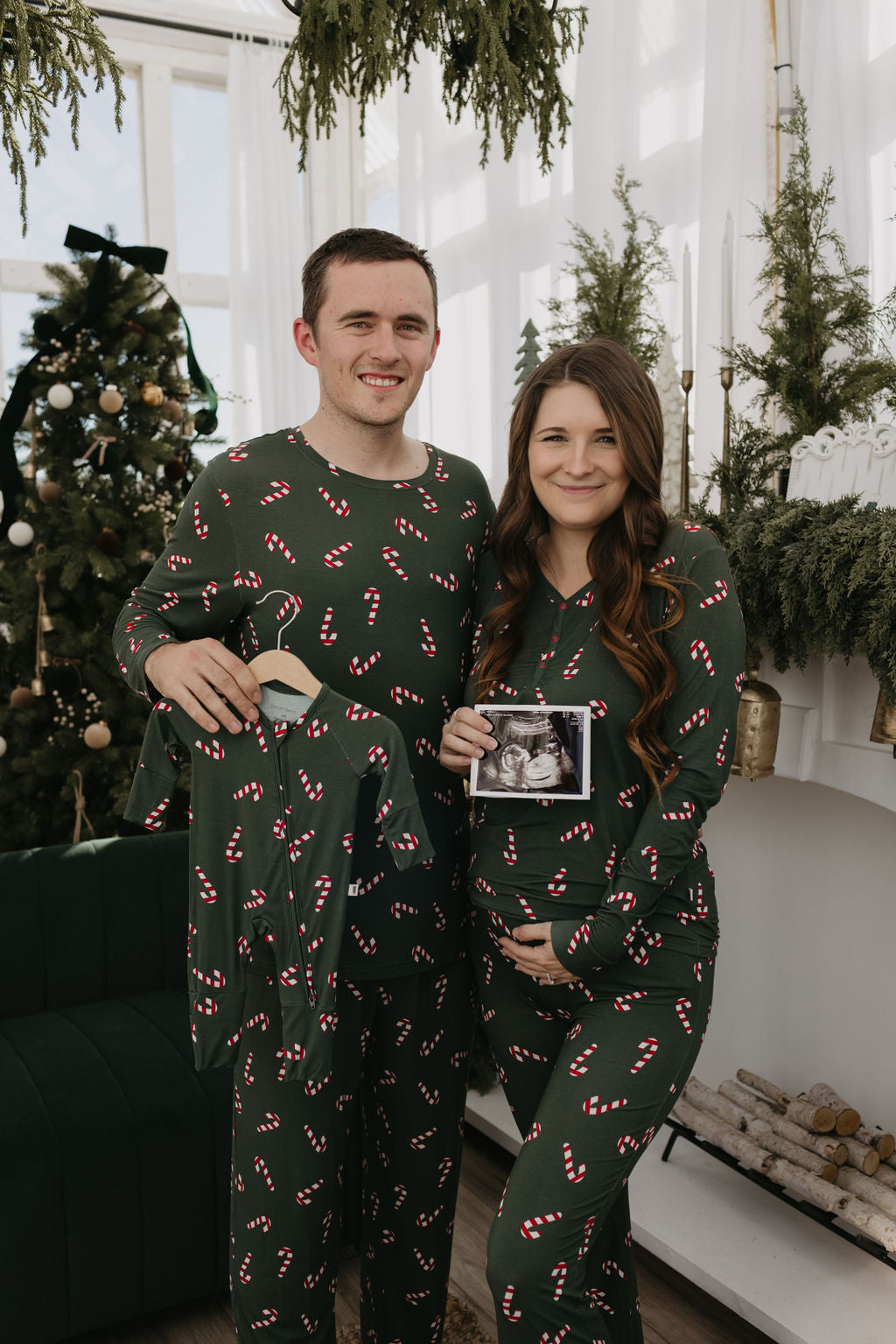 Men's Bamboo Pajamas | Candy Cane Lane 2024