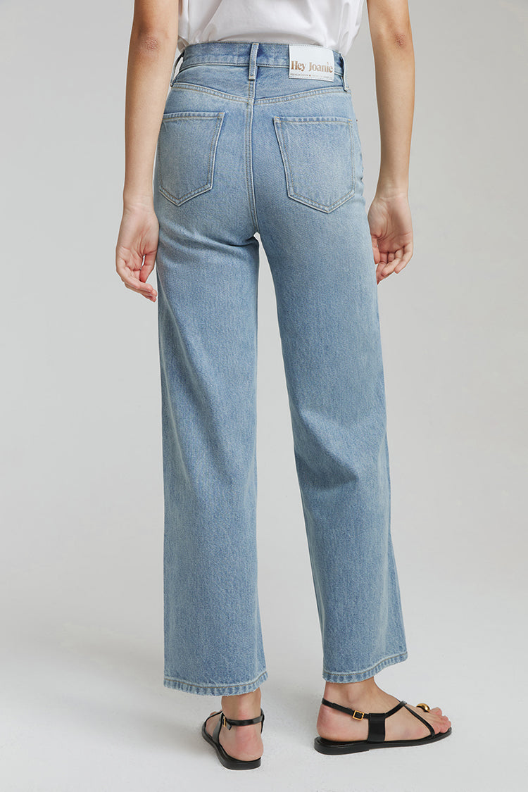 The Cityer Crop Wide Jeans HJ009