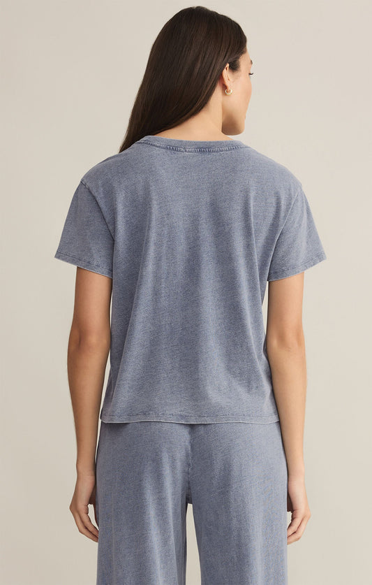 GO TO JERSEY DENIM TEE