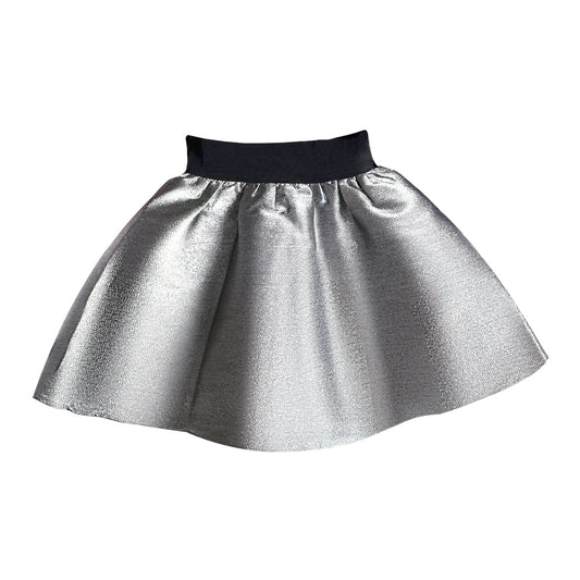 AA Silver Gathered Skirt
