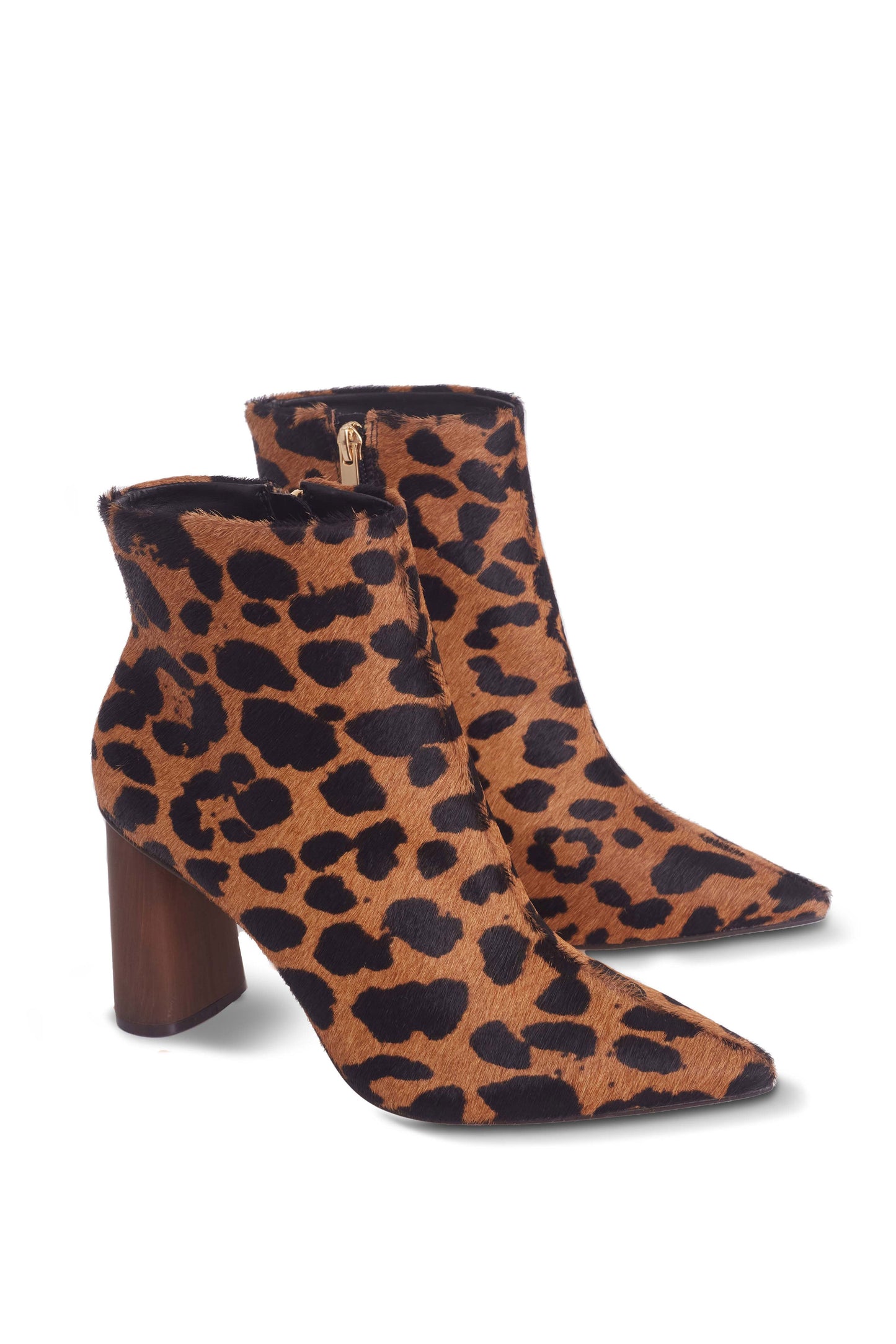 Brown Animal Print Boots