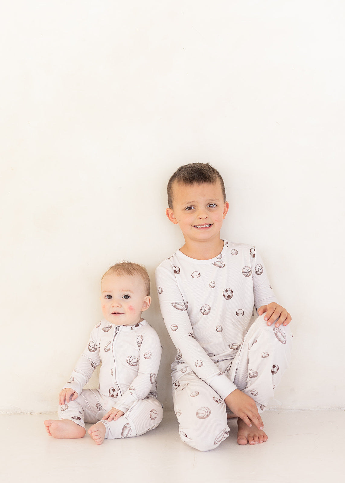 Sports (Ribbed) | Bamboo Two Piece Pajamas