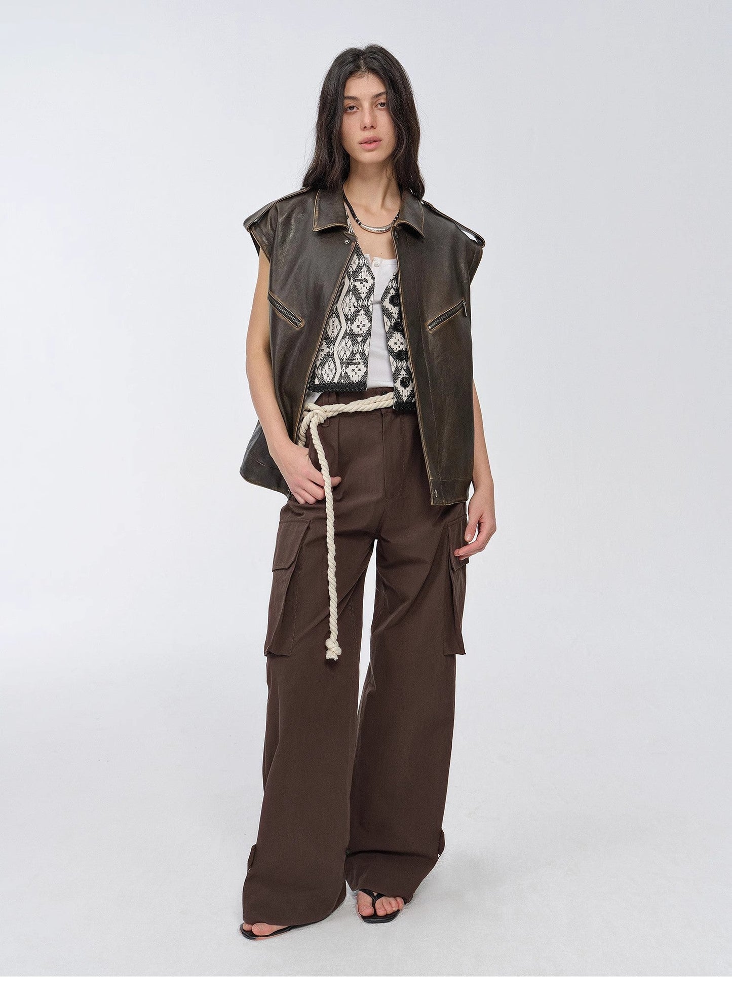 Two-Way Genuine Leather Jacket