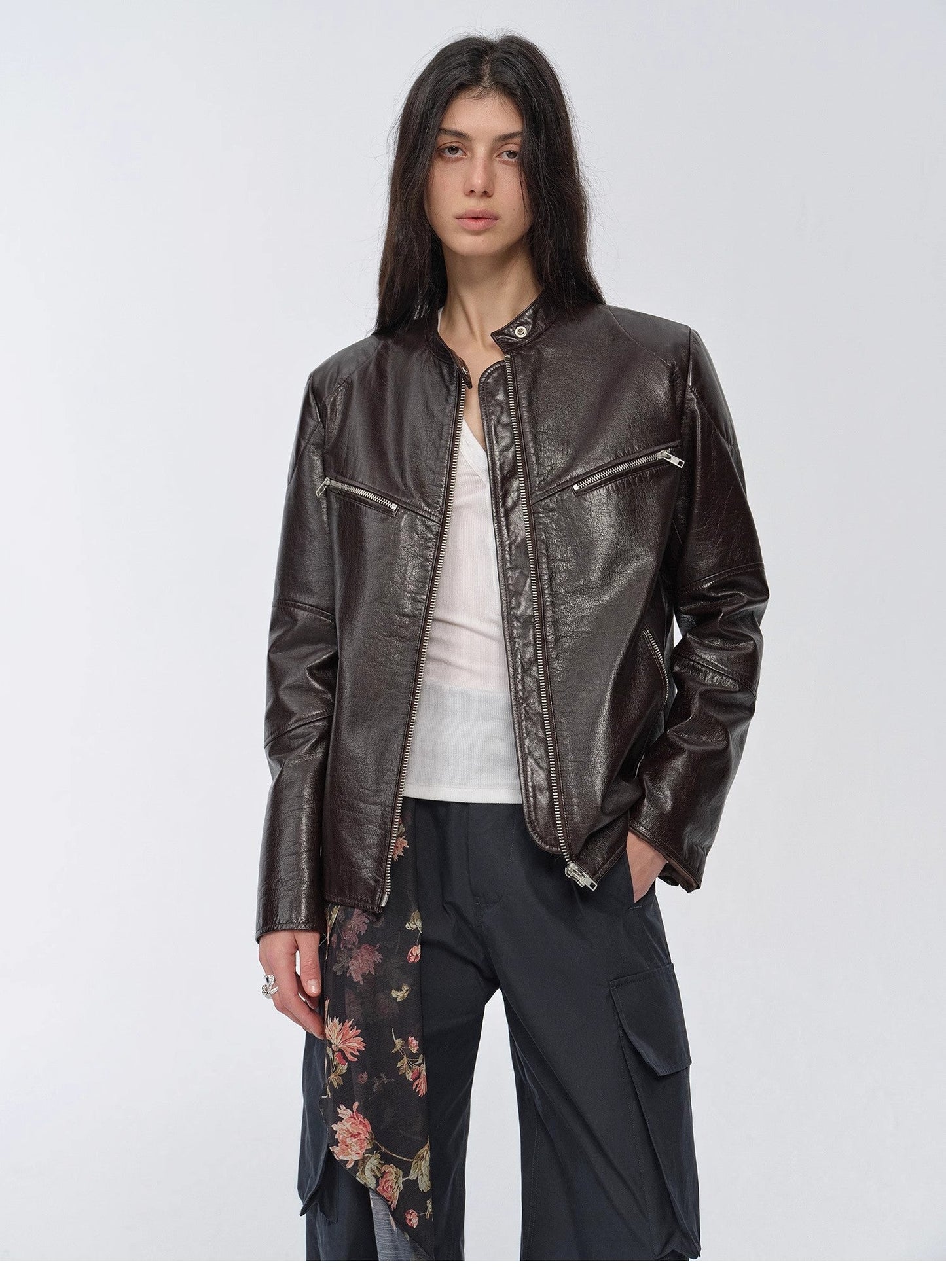 Manhattan Motorcycle Leather Jacket