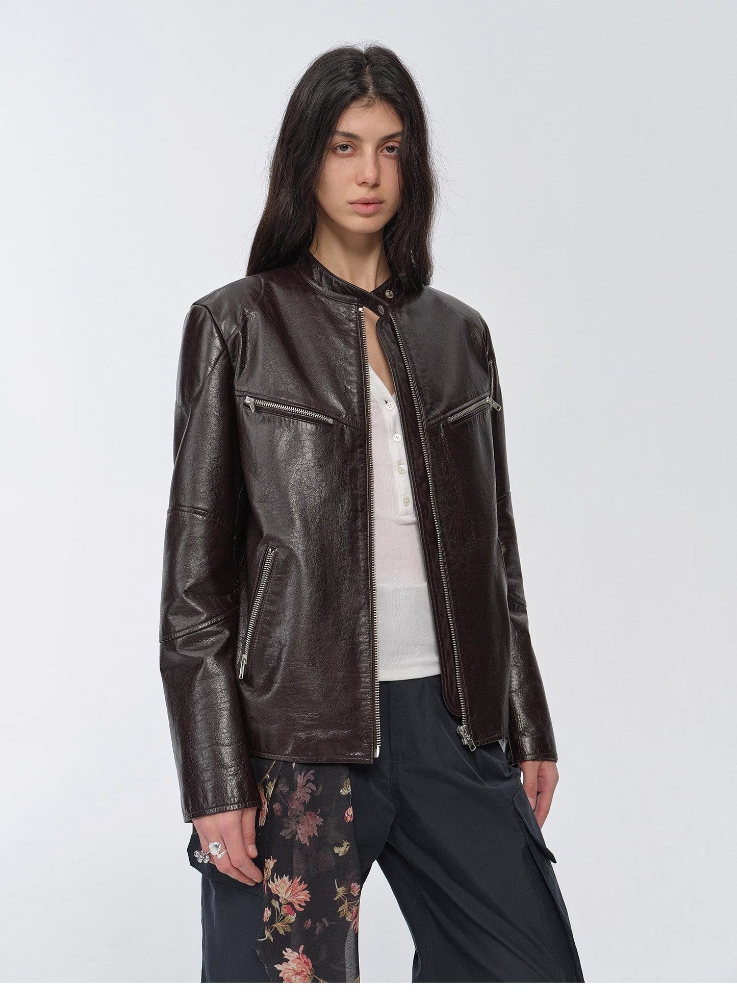 Manhattan Motorcycle Leather Jacket