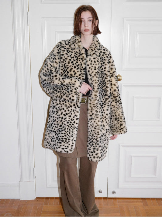Leopard Print Sniper Coat