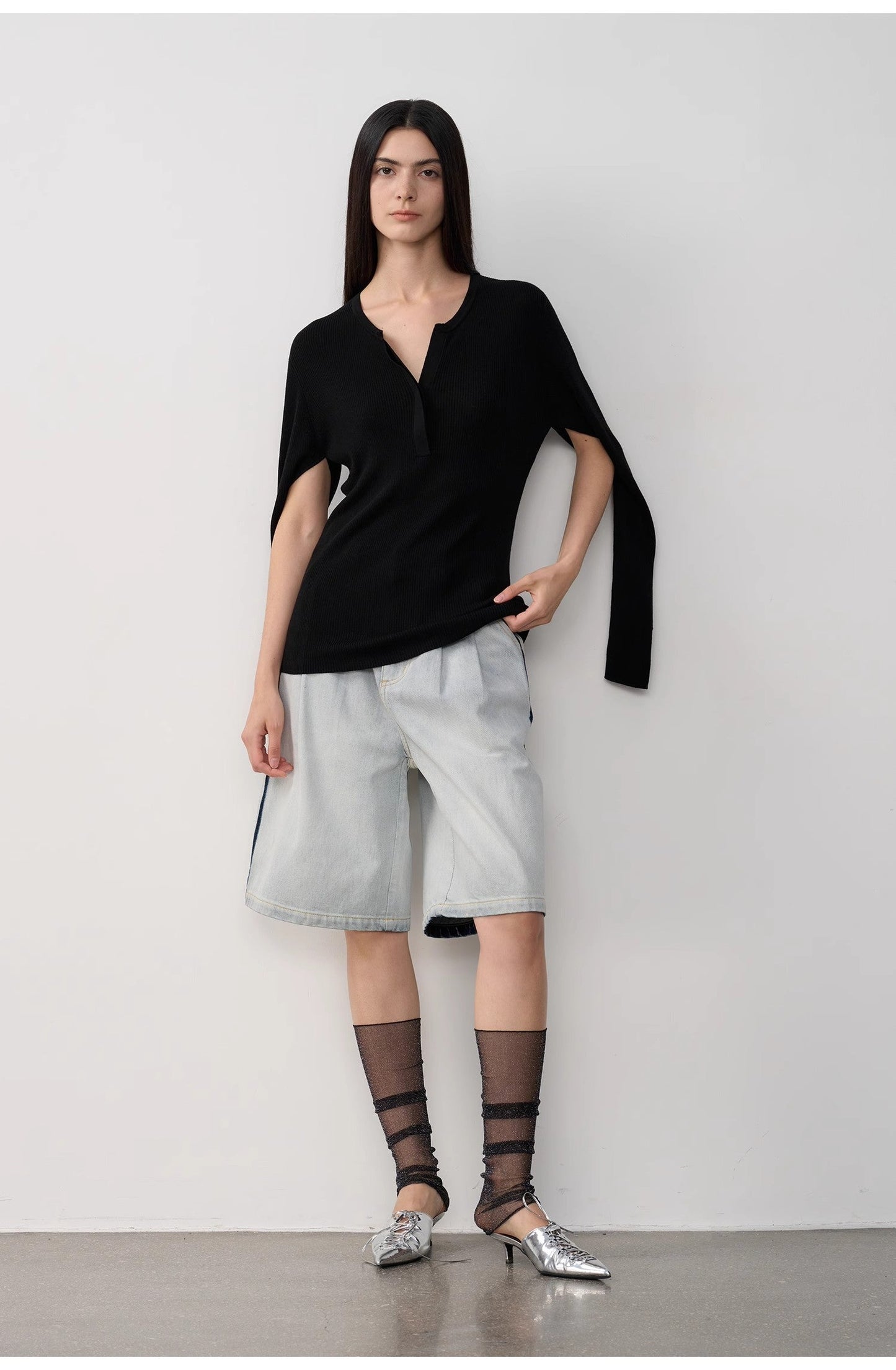 Unruly Sonata Denim Shorts