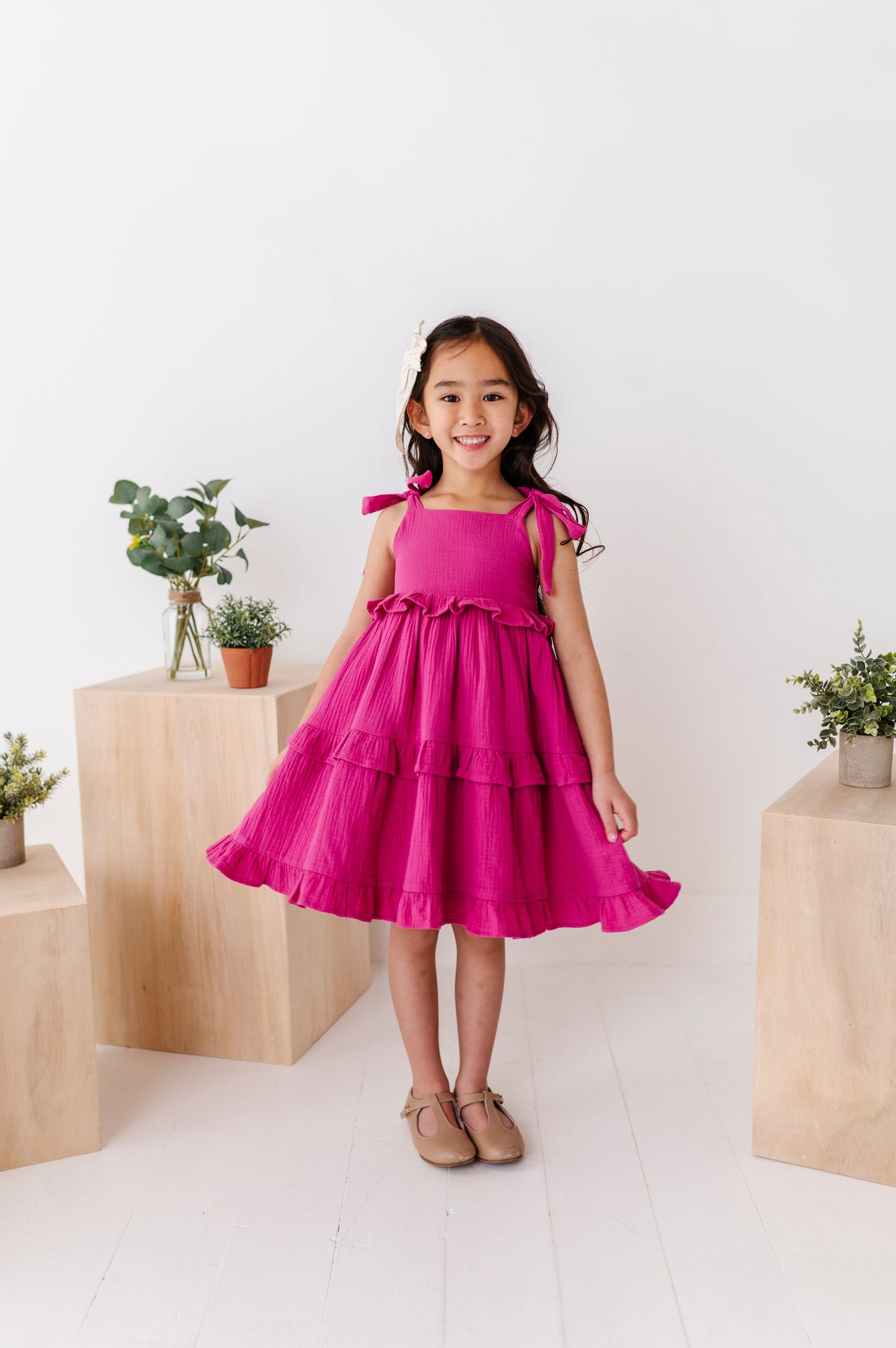 Violet Tulip | Ruffle Strappy Twirl Dress