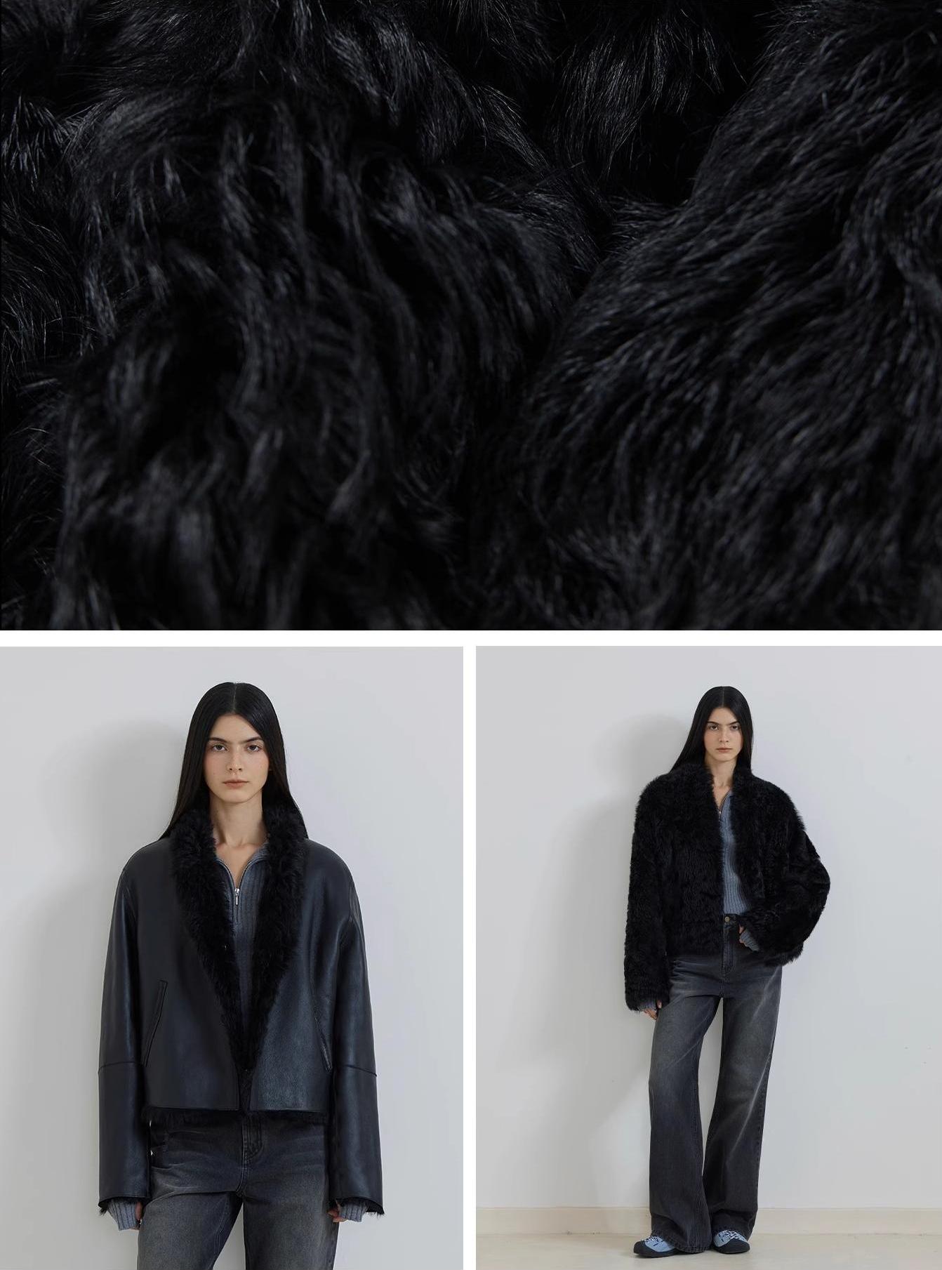 Beethoven's Night Reversible Standing Collar Coat