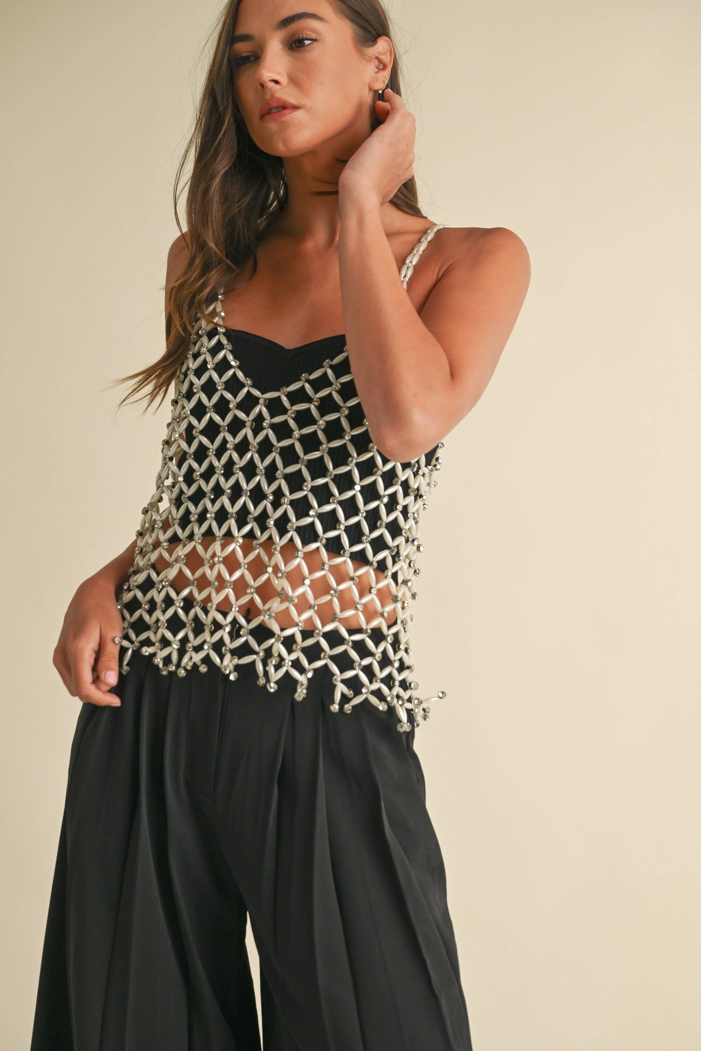 Pearl Net Top