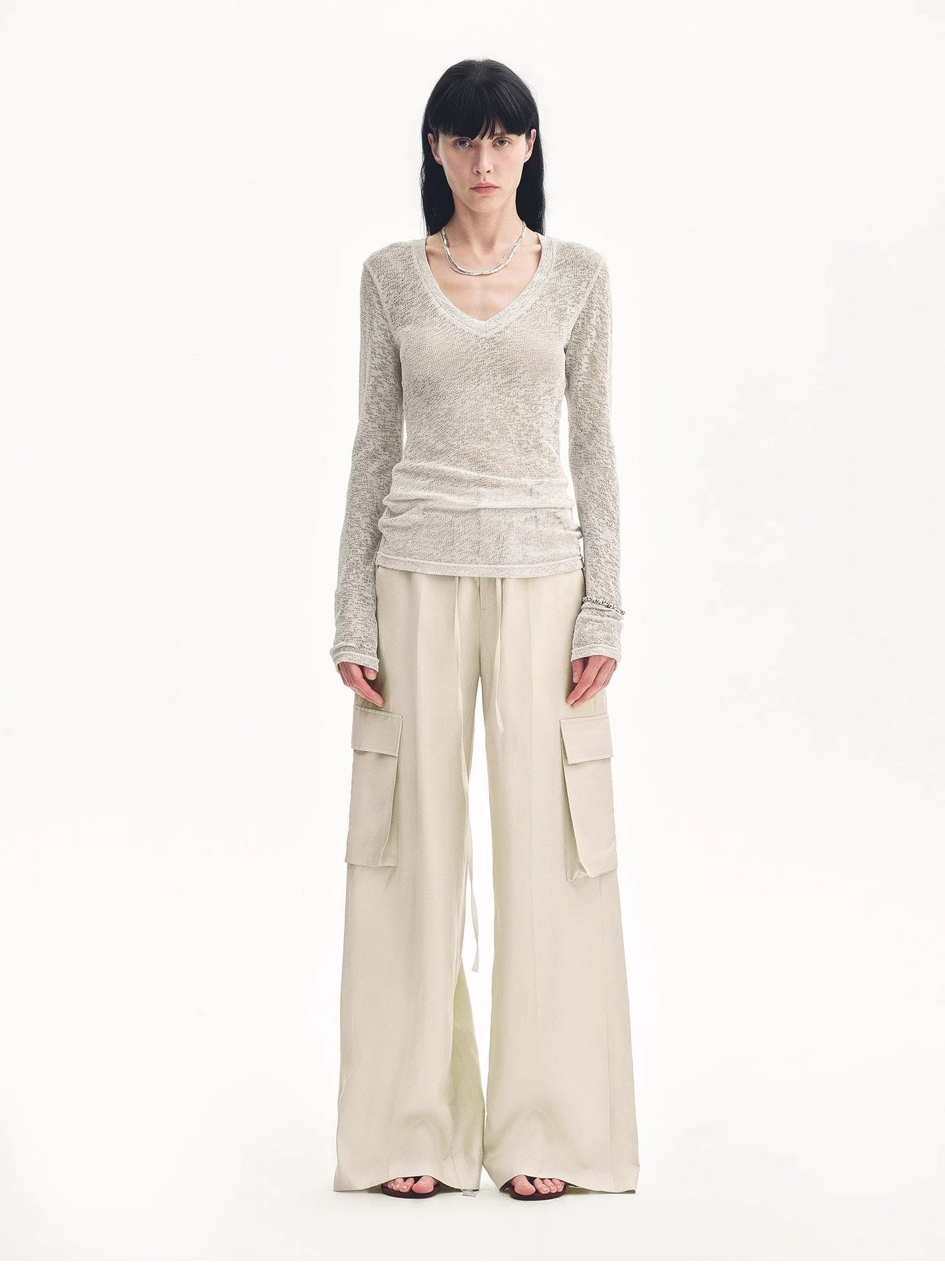 Rhythm in the Same Frequency Tencel Linen Pants