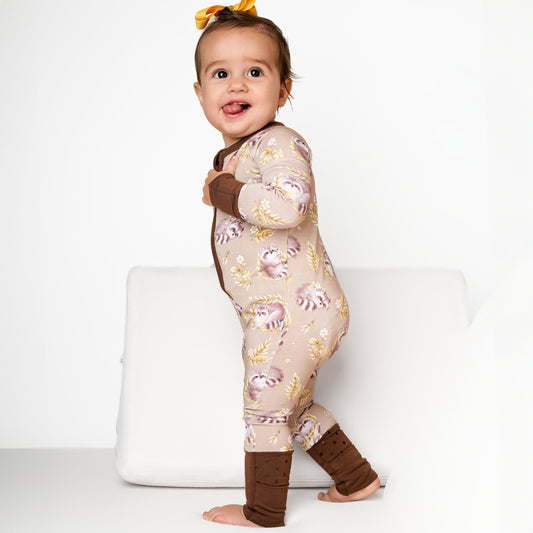 Raccoon Rascals Romper BDLJ