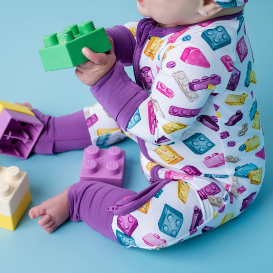 Block Party (Purple) Romper BDLJ