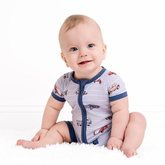 Classic Cruisers (Car) Short Sleeve Romper BDLJ