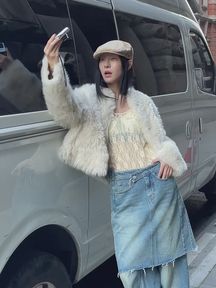 Morning Mist Fairy Tuscan Sheepskin Coat