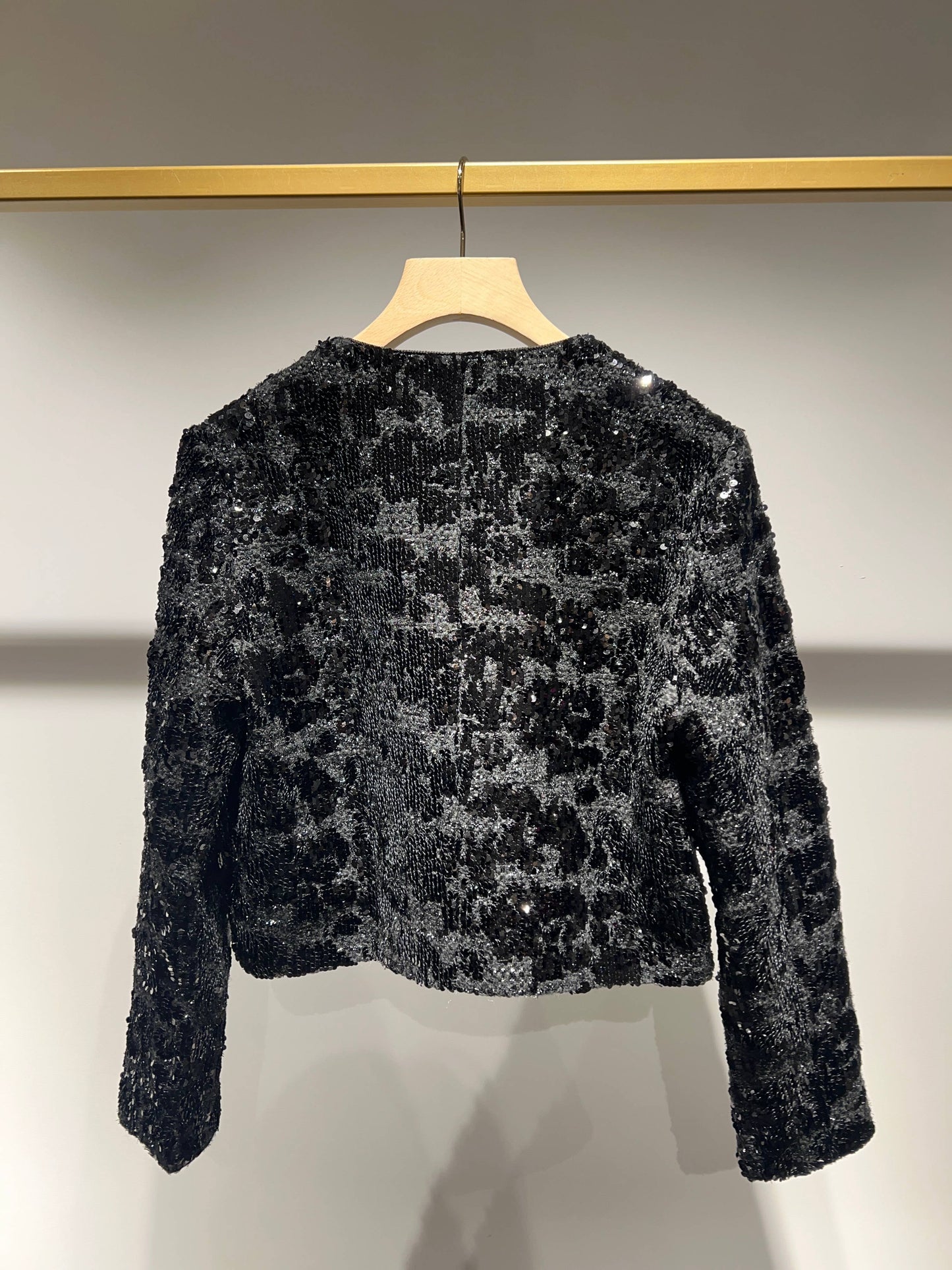 Sequin Tweed Jacket