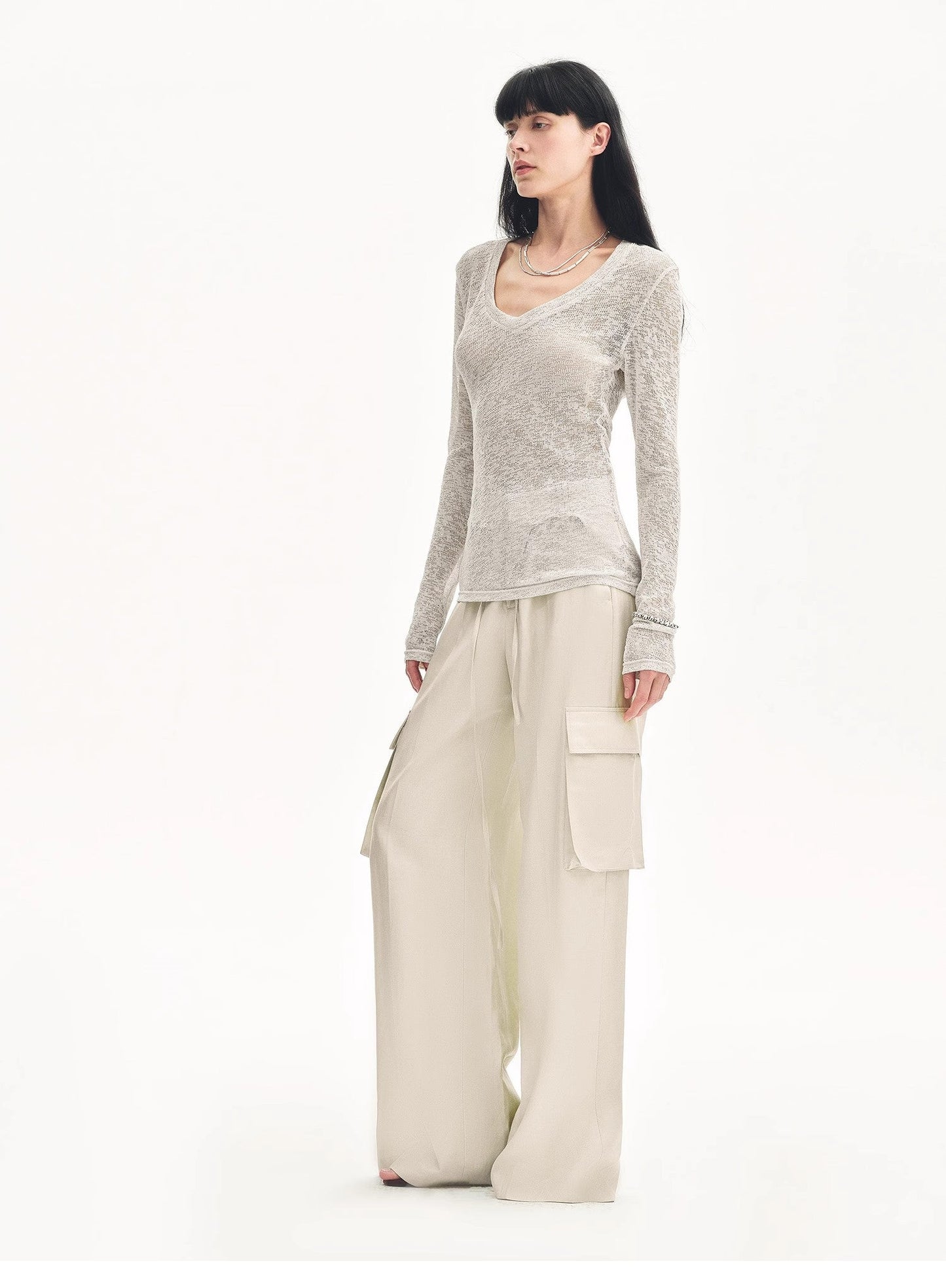 Rhythm in the Same Frequency Tencel Linen Pants