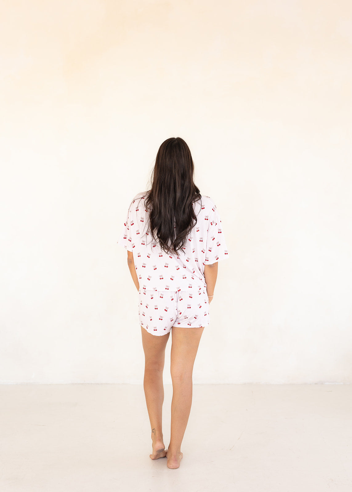 Cherry | Bamboo Women's Short Set