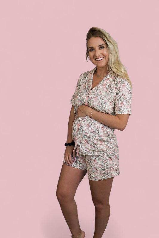 VICTORIAN BLOOM WOMEN’S DREAM SHORT SET