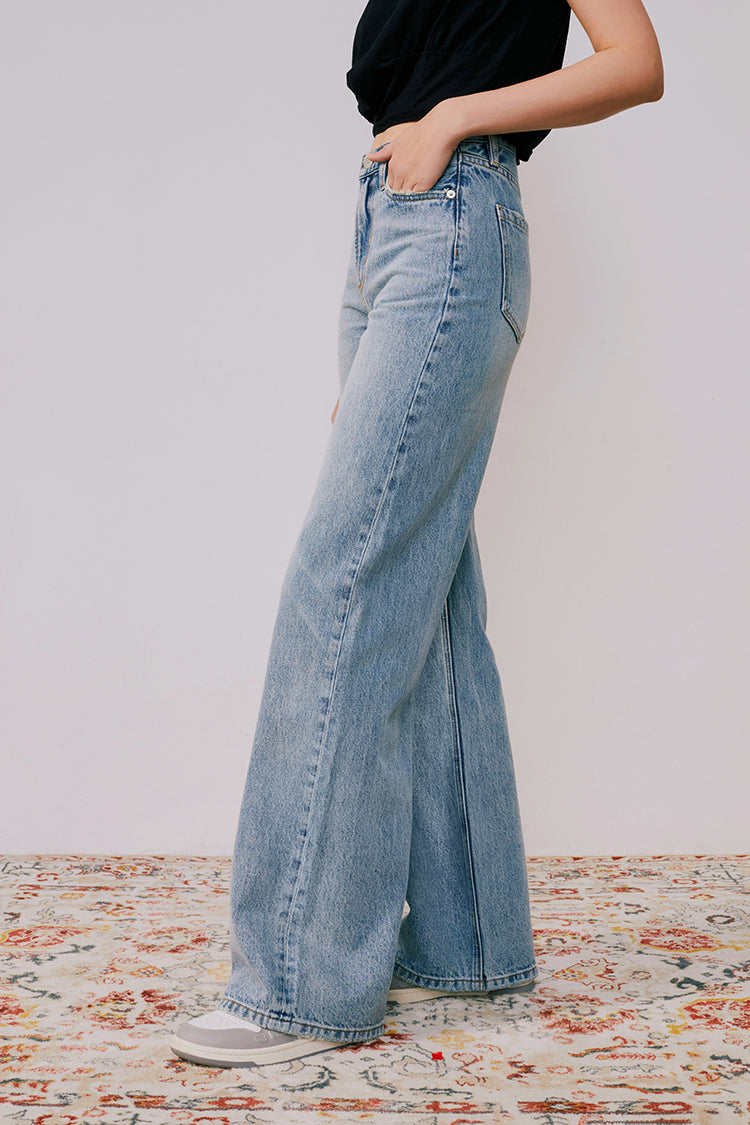 Angeles High Rise Baggy Jeans