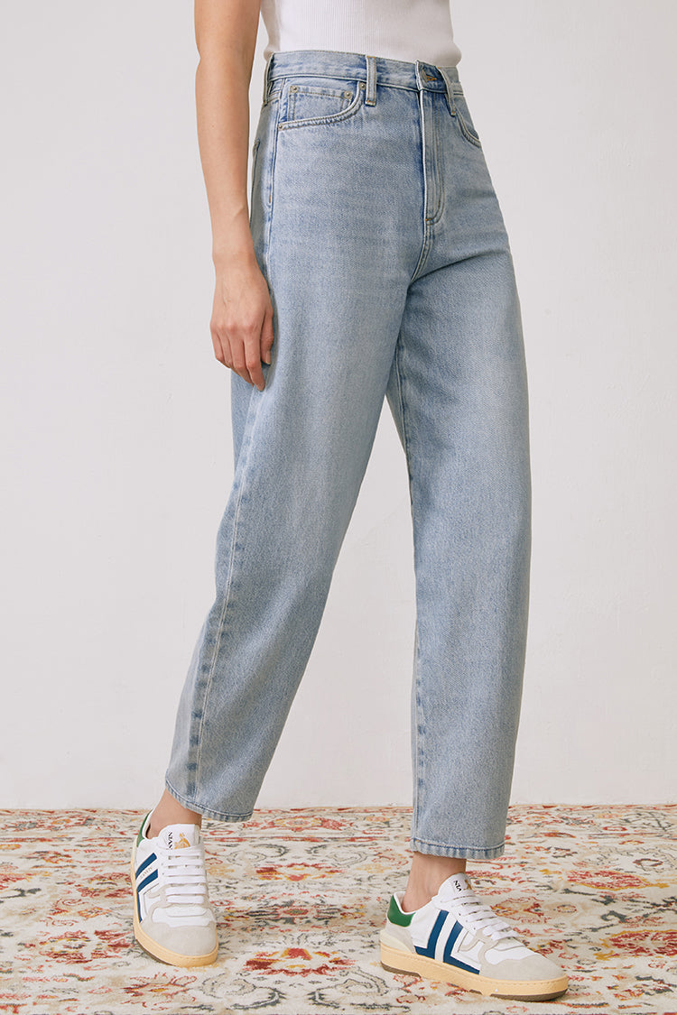 Queens Of Noise High Rise Barrel Jeans [FINAL SALE]