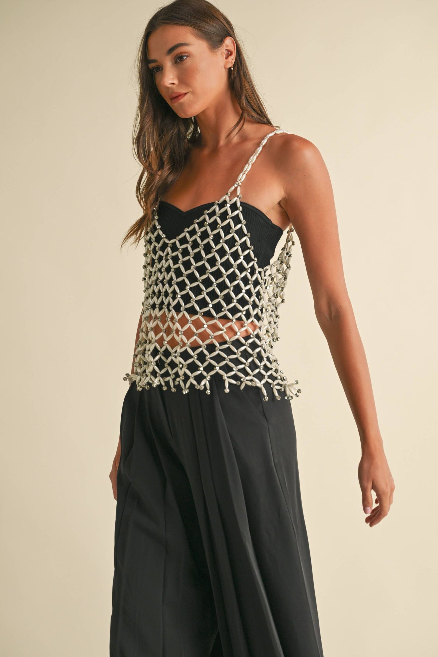 Pearl Net Top