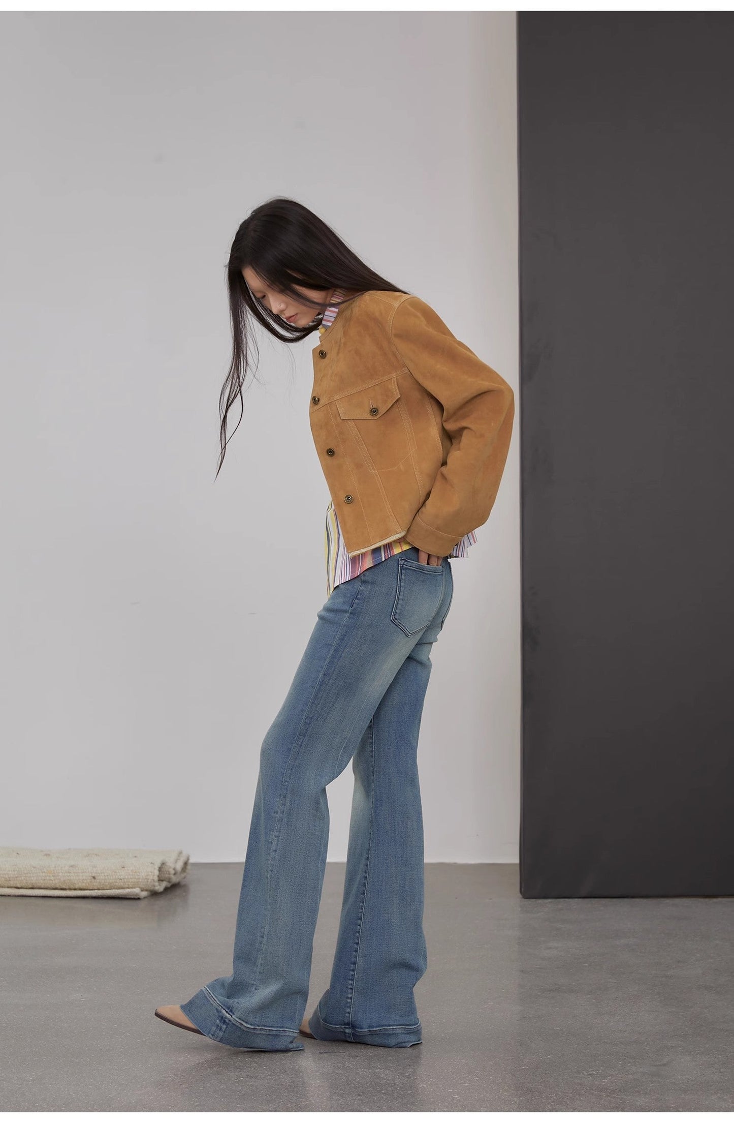 Sunset Escape Leather Short Jacket