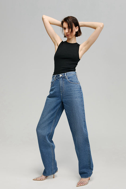 Moon Curve Jeans HJ031