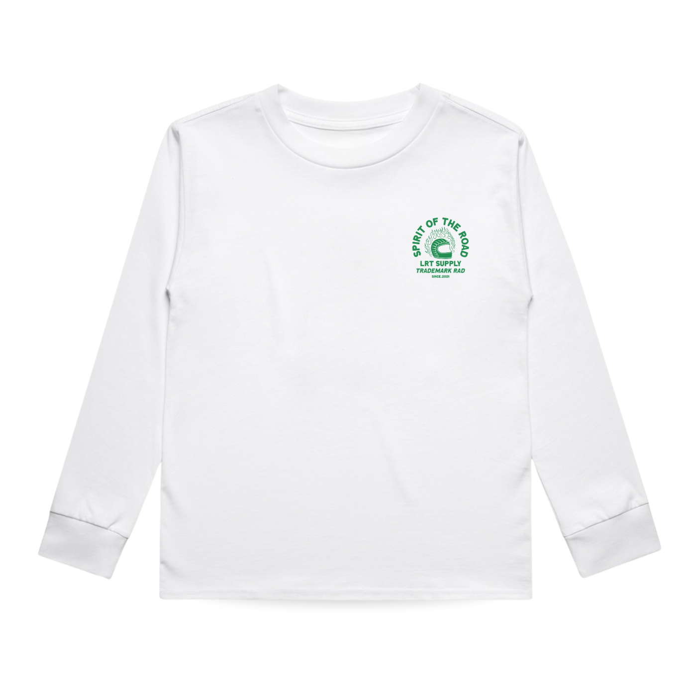 THE SPIRIT RIDER LONG SLEEVE TEE - WHITE