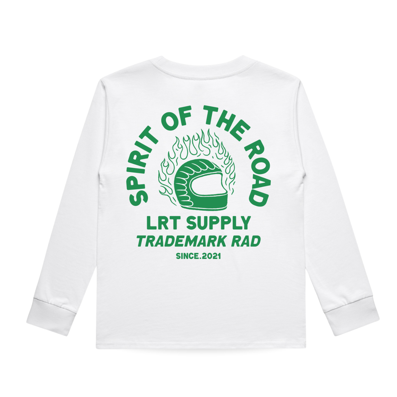 THE SPIRIT RIDER LONG SLEEVE TEE - WHITE