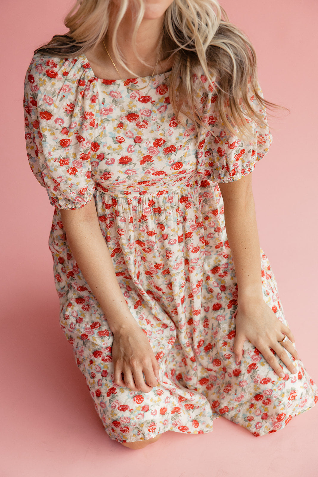 Clarissa Square Neck Midi