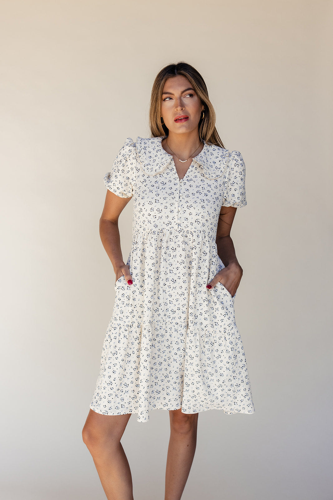 We Were Young Collared Dress