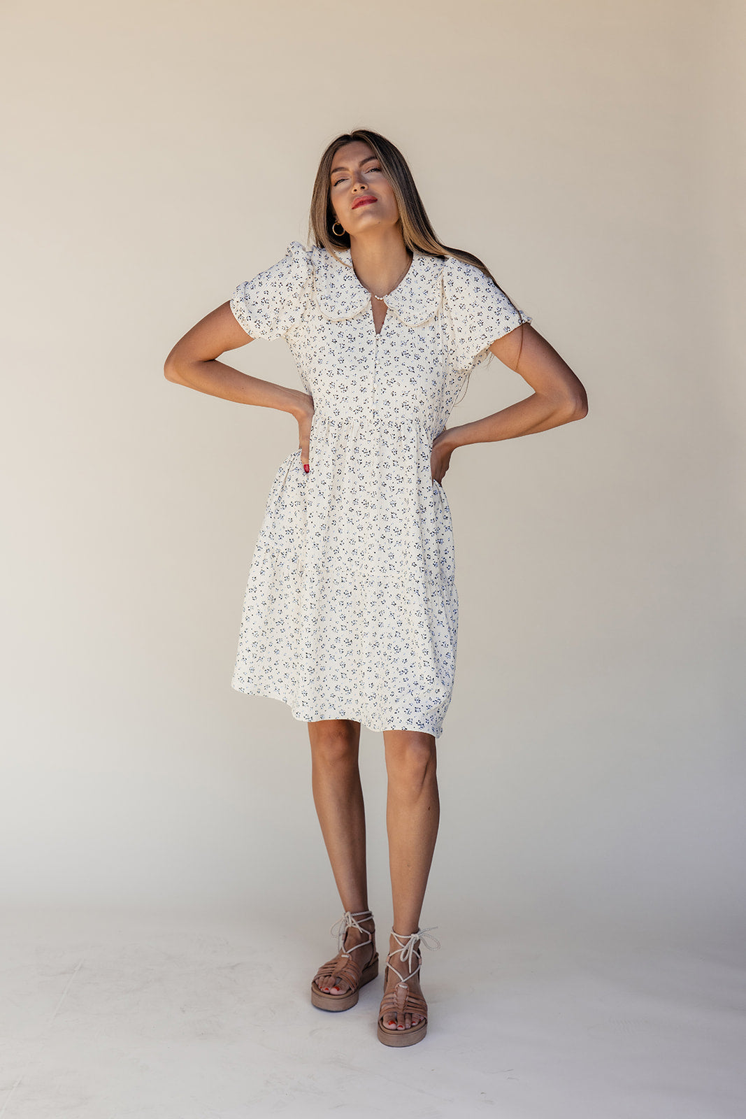 We Were Young Collared Dress