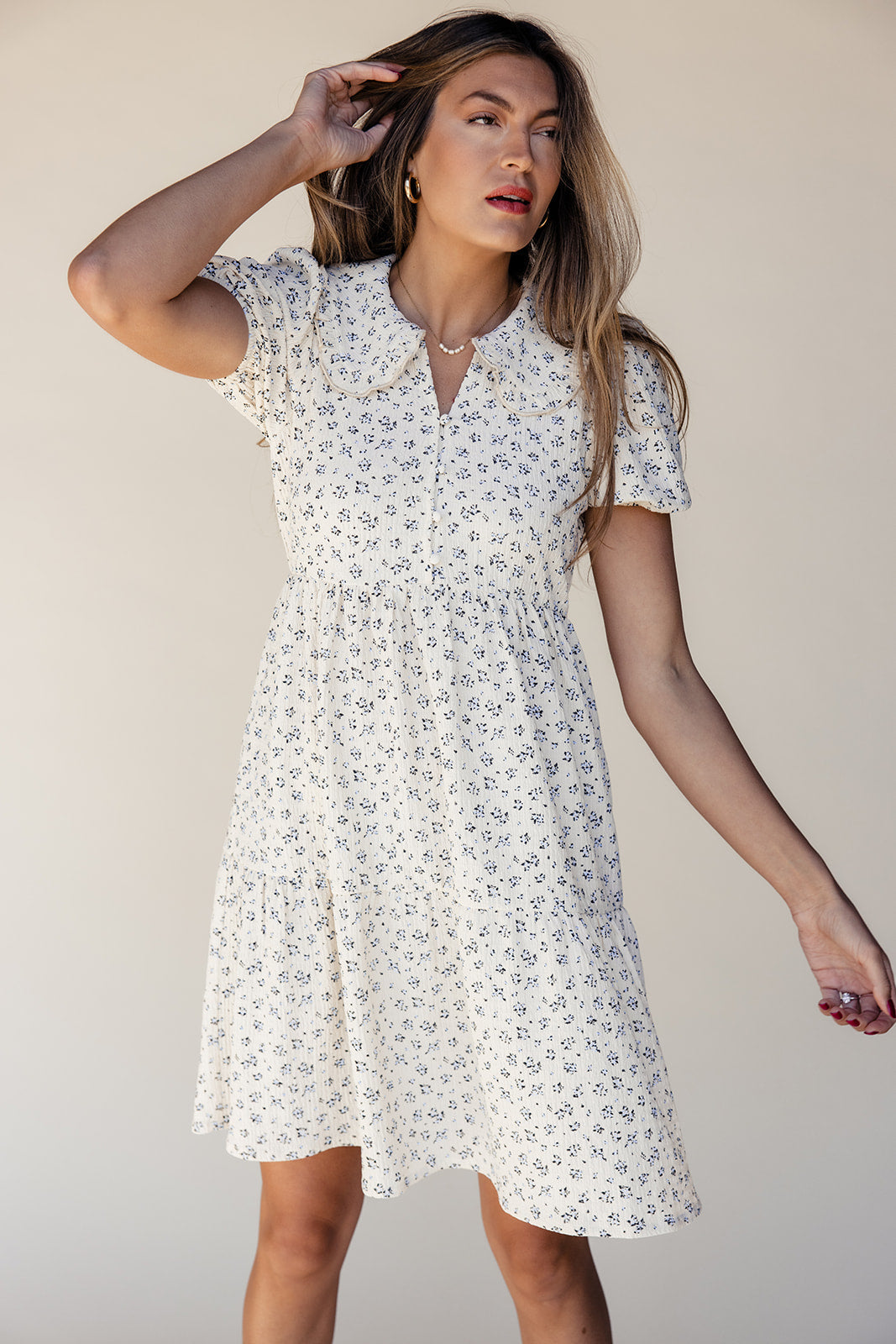 We Were Young Collared Dress